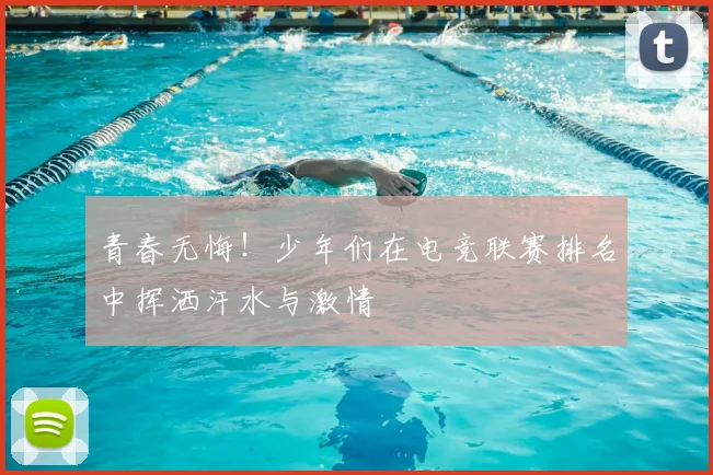 青春无悔!少年们在电竞联赛排名中挥洒汗水与激情